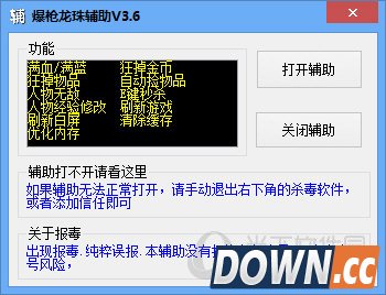 爆枪英雄龙珠辅助