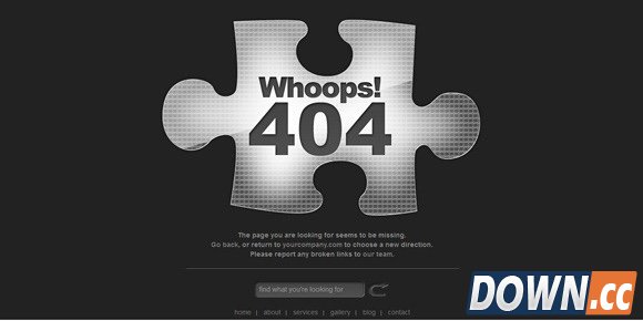 有哪些有意思的404页面设计