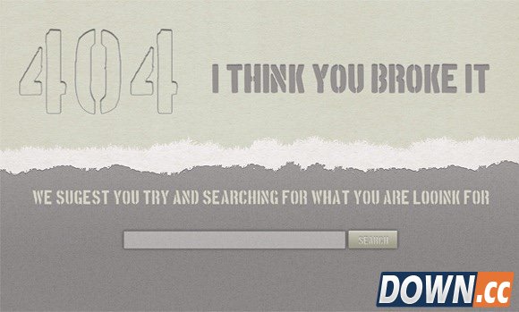 有哪些有意思的404页面设计