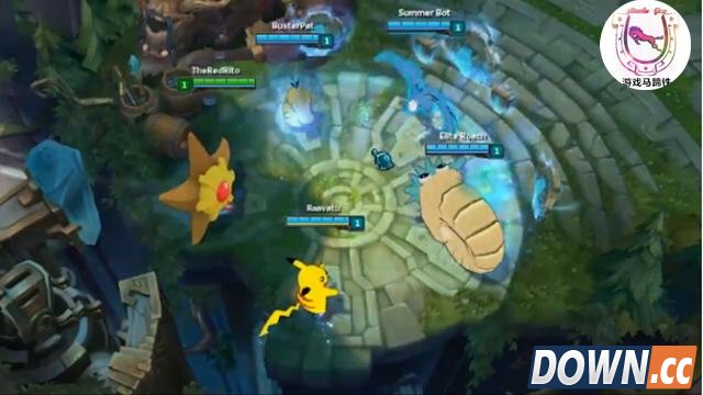 lol外国玩家自制神奇宝贝皮肤