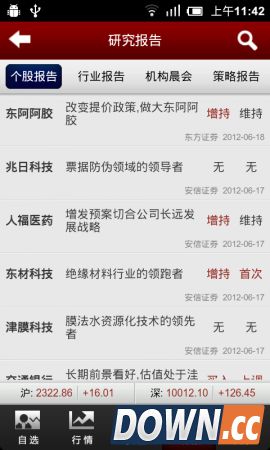 和讯股票（股票走势软件免费下载）V4.0.2 for Android安卓版1