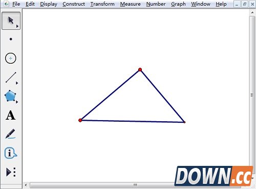 怎么用几何画板画半圆