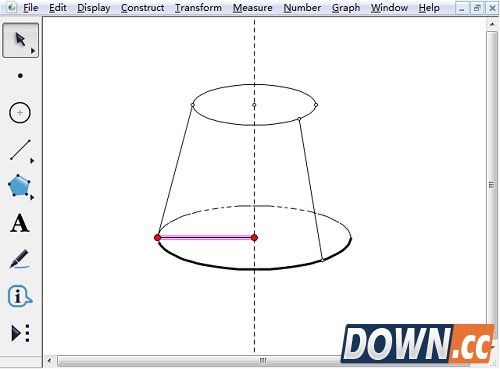 怎么用几何画板画半圆