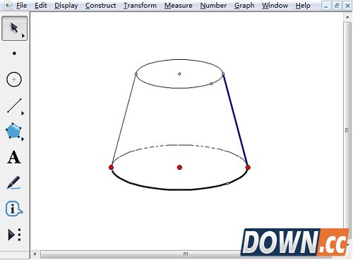 怎么用几何画板画半圆