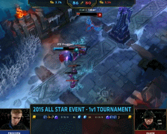 LOL全明星：Faker冰鸟输给Froggen！