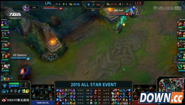 lol全明星赛第二天LPL败给LCK