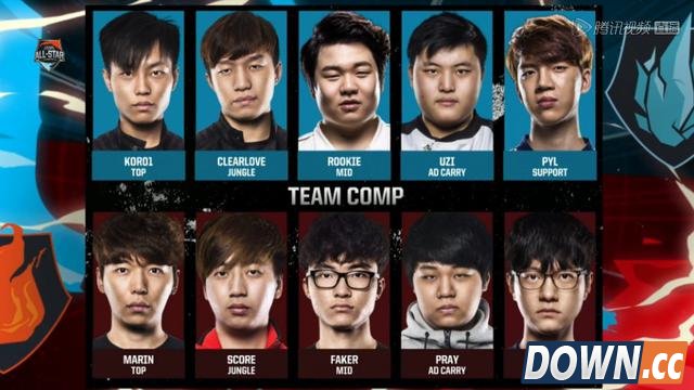 lol全明星赛第二天LPL败给LCK