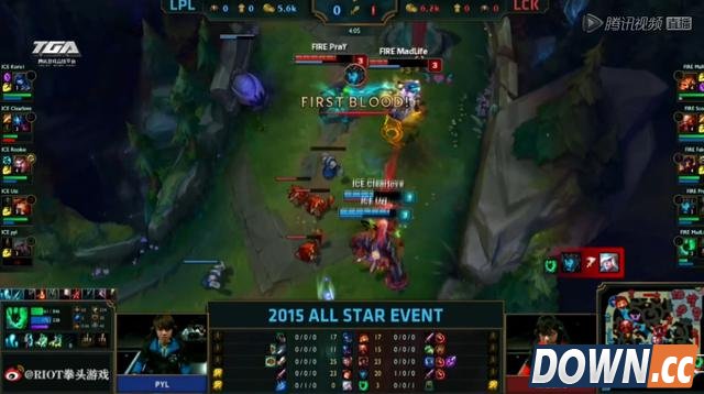 lol全明星赛第二天LPL败给LCK