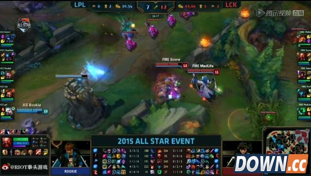 lol全明星赛第二天LPL败给LCK