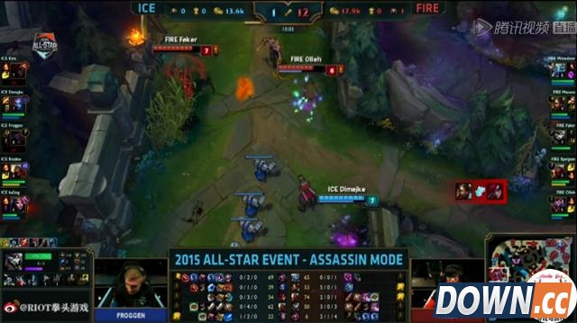 lol全明星刺客模式Faker狮子狗屠杀