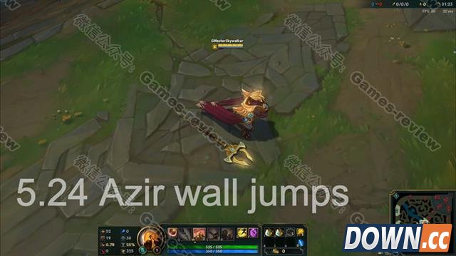 lol5.24沙皇逆天超远距离穿墙