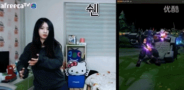 韩国女主播模仿lol一下跳舞动态图