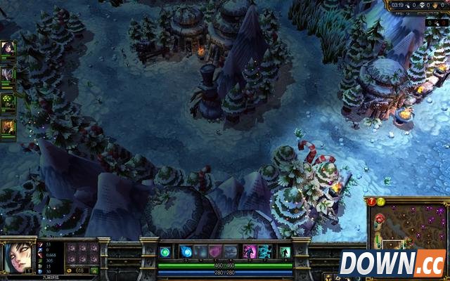 lol外国大神自制冰雪节地图