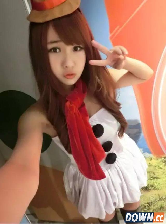 嫩模圣诞福利图