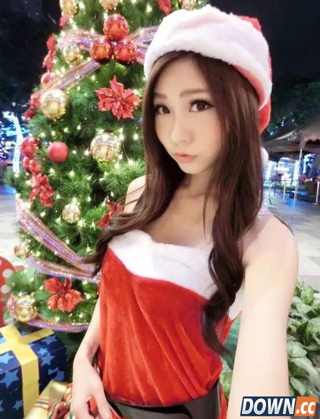 嫩模圣诞福利图