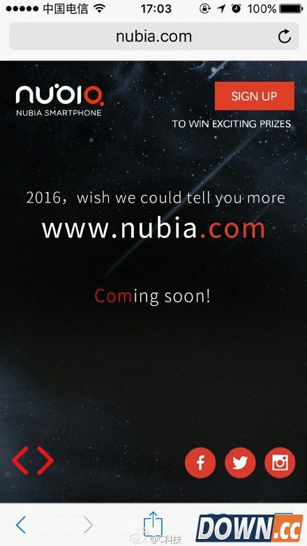 努比亚高价买回nubia.com域名