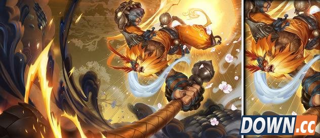 lol测试服猴年皮肤原画曝光