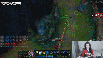 LOL韩国青铜女主播与KOO选手单排还是输