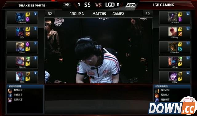 LGD败给snake惨遭四连败
