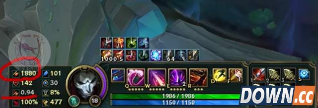 LOL烬极限输出1880AD一枪杀人