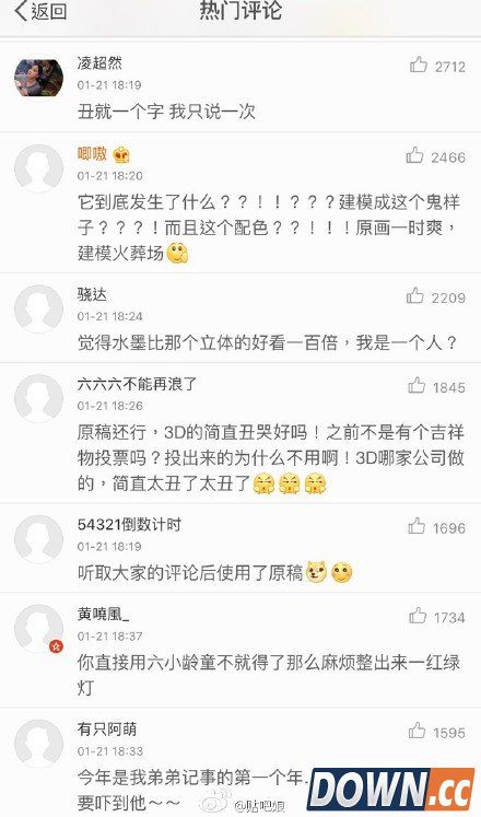 春晚吉祥物康康吐槽整理