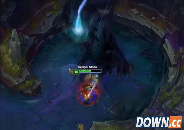 LOL测试服赵信3级单挑小龙