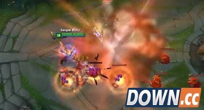 LOL测试服赵信3级单挑小龙