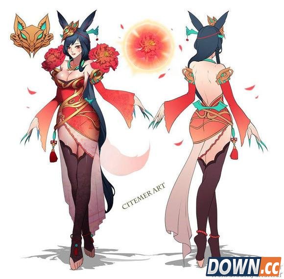 LOL自制阿狸猴年皮肤图赏