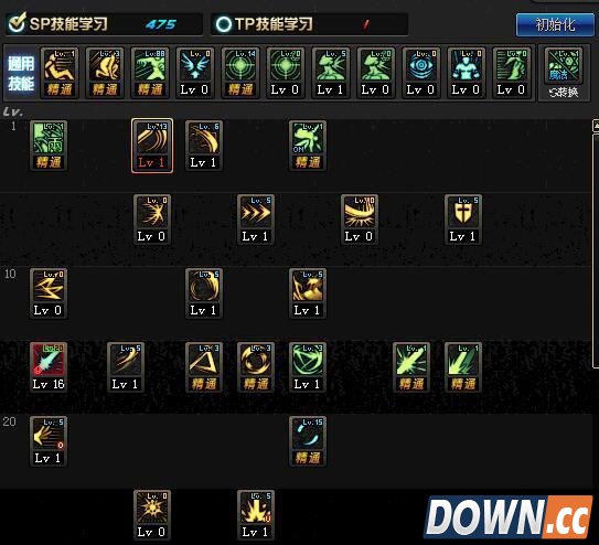 DNF高玩剑豪二觉刷图加点图