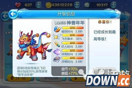 天天酷跑神兽年年怎么样好吗