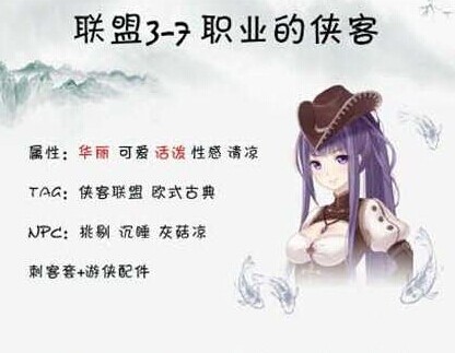 奇迹暖暖联盟委托3-7职业的侠客怎么搭配