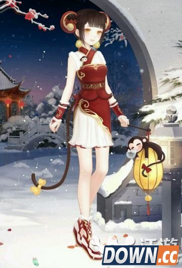 奇迹暖暖小猴子与大桃子怎么搭配