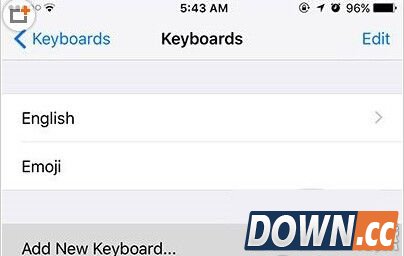 iPhone隐藏emoji键盘怎么开启