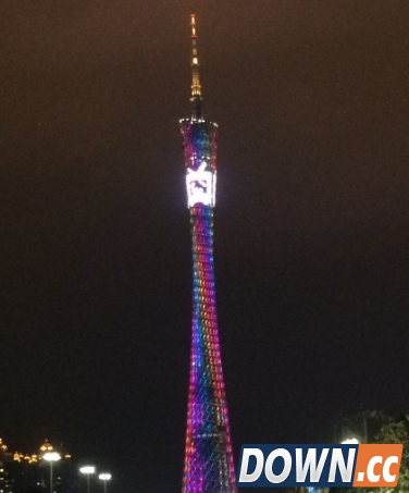 哔哩哔哩bilibli惊现小蛮腰广州塔广告位