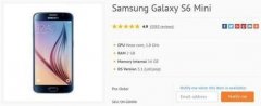 对抗iPhone5SE 三星推出GalaxyS6mini