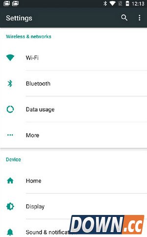 安卓7.0设置菜单界面图