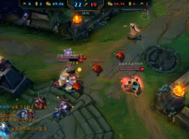 LOL韩服外挂神级走位躲技能