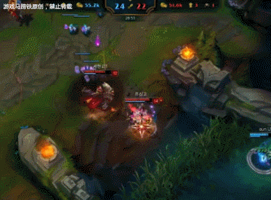 LOL韩服外挂神级走位躲技能