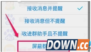 QQ群消息怎么屏蔽