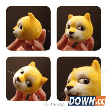 超萌毛毡版doge狗喵喵表情