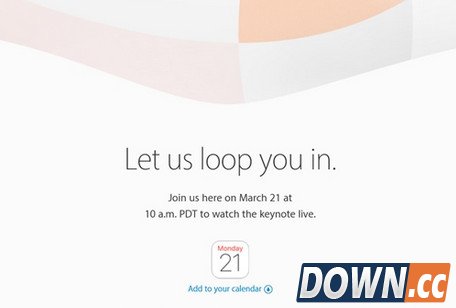 苹果3月21日发布会直播地址
