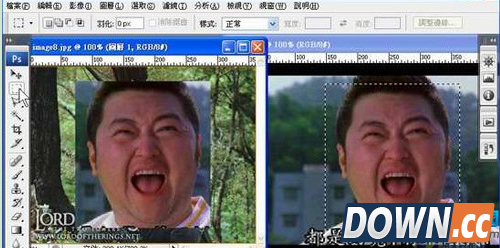 Photoshop搞怪人脸合成术做法