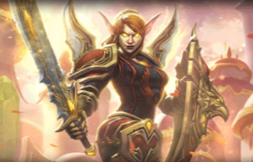 《炉石传说》圣骑士新皮肤莉亚德琳视频演示