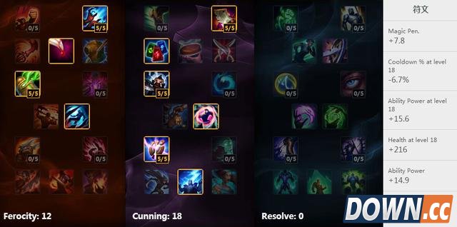 LOL6.5时光天赋符文出装加点