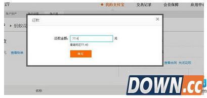 蚂蚁花呗还款教程