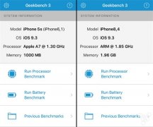 iPhone SE/5s运行速度PK对比