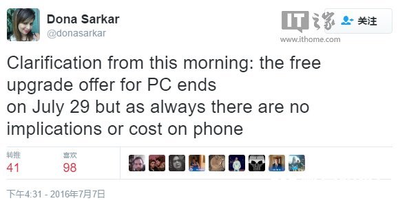 唐娜姐证实:Win10 Mobile免费升级永不过期