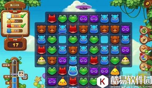 开心消消乐210关通关攻略