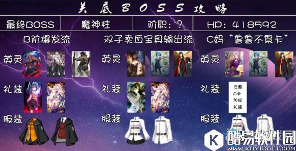 FGO第五章最终关魔神柱通关技巧