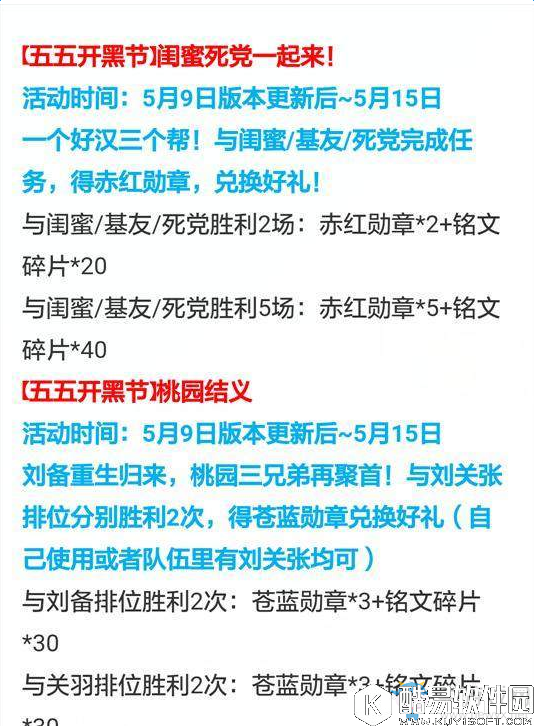 王者荣耀5月9日更新内容介绍